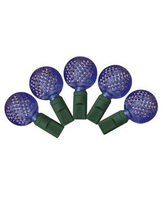 G25 blue LED Christmas Lights 50 bulbs