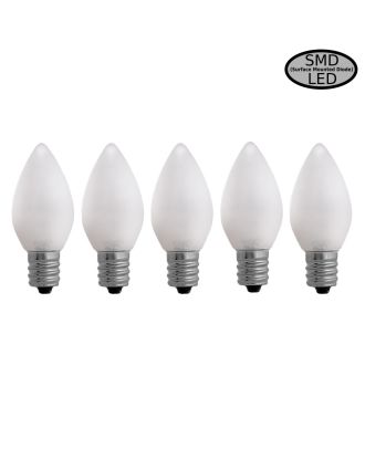C7 Opaque Cool White SMD Bulbs - Pack of 5
