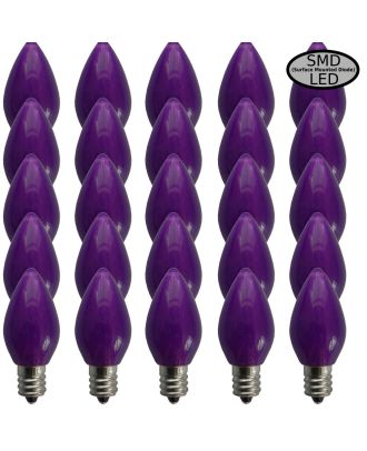 C7 Opaque Purple SMD Bulbs - Pack of 25