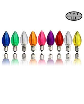 C7 transparent SMD LED bulbs in many colors and quantities super bright smd