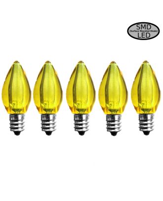 Yellow C7 Transparent LED smooth finish