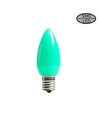 C9 Opaque Green Retro SMD LED Bulb