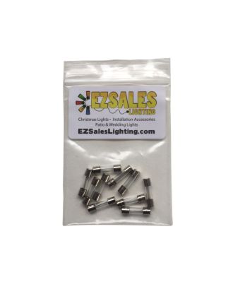 5a-125v replacement fuses for christmas lights (10) pack