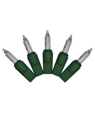 Mini lights with green wire