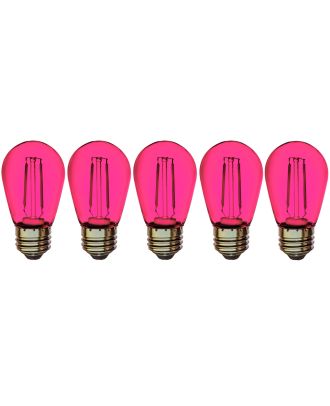pink s14 shatterproof bulbs 5pk