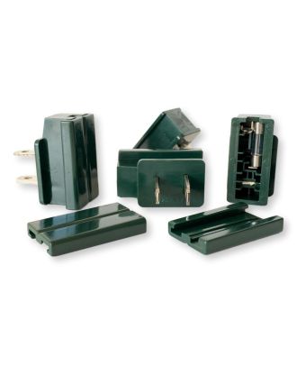 10 green Fused Male Plug Spt-1