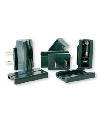 10 green Fused Male Plug Spt-2