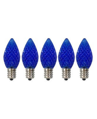 Blue C7 LED replacement bulbs Pack of 5