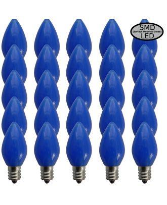 C7 Opaque Blue SMD Bulbs - Pack of 25