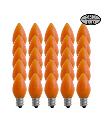 C7 Opaque Orange SMD Bulbs - Pack of 25