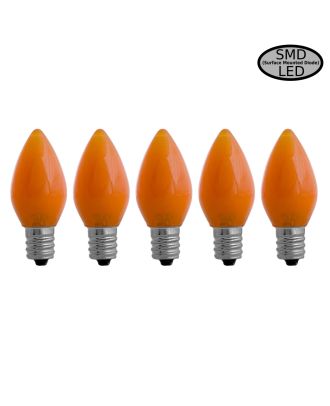 C7 Opaque Orange SMD Bulbs - Pack of 5