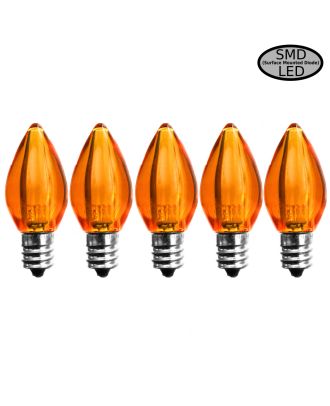 Orange C7 Transparent LED smooth finish