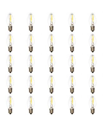 25 led filament Warm White C7 bulbs