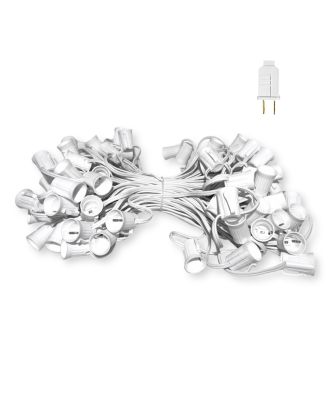White 100 ft C9 Light Strand SPT1