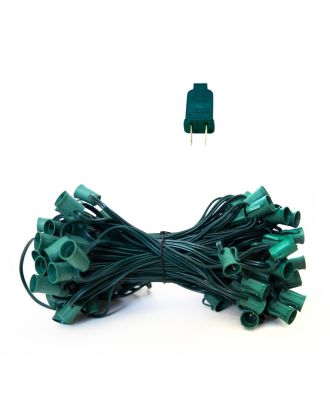  Green C9 100ft Light String SPT-2 - Christimas Lights 