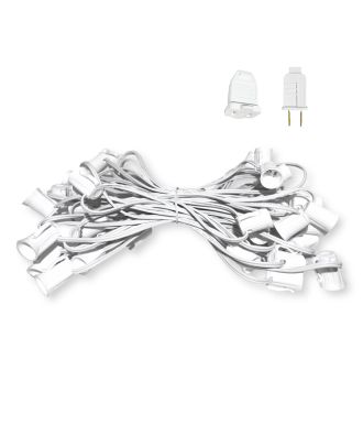 White C9 50 ft Light Strand SPT1