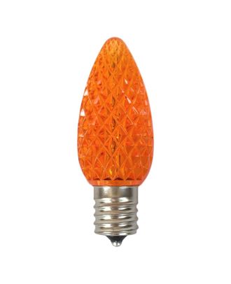 Orange C9 LED replacement bulb
