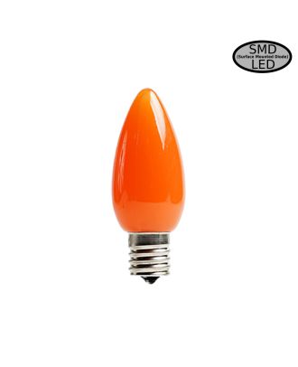 C9 Opaque Orange Retro SMD LED Bulb