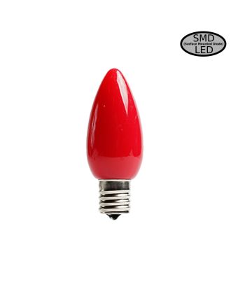 C9 Opaque Red Retro SMD LED Bulb