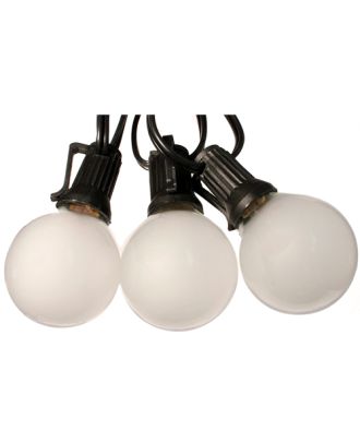 frosted bulbGlobe string light 25 ft