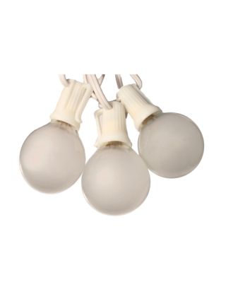 Frosted G40 Globe string light 50 ft