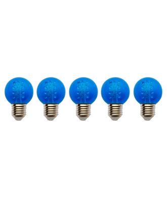 (5) pack G50 Blue 16 led's