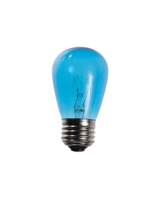 Blue S14 11 Watt Patio Light String replacement bulb