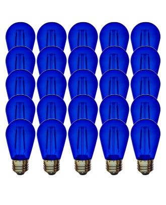 dark blue s14 shatterproof bulbs 25pk