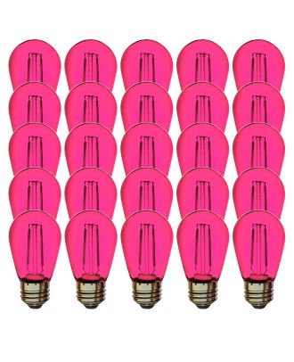 pink s14 shatterproof bulbs 25pk