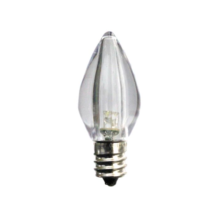 C7 LED Warm White replacement bulb - smooth cover