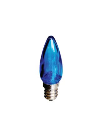 C7 blue Smooth finish LED LED bulb