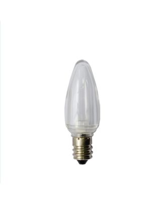 C7 cool white Smooth finish LED LED bulb