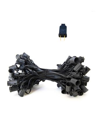 C9 Black Light String SPT1 - Black strand 100 sockets